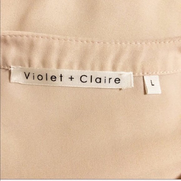 Violet & Claire V-Neck Pullover Tunic Blouse - Picture 5 of 5